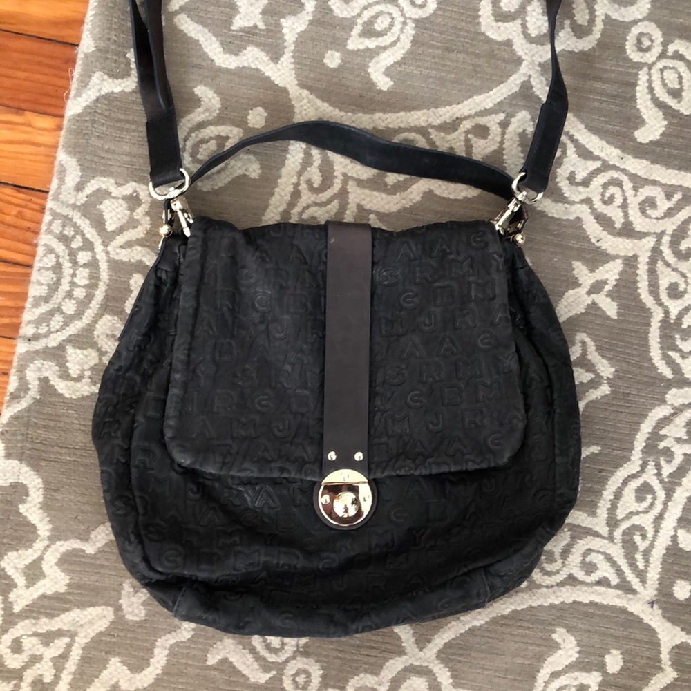 Marc by Marc Jacobs Navy Logo Messenger